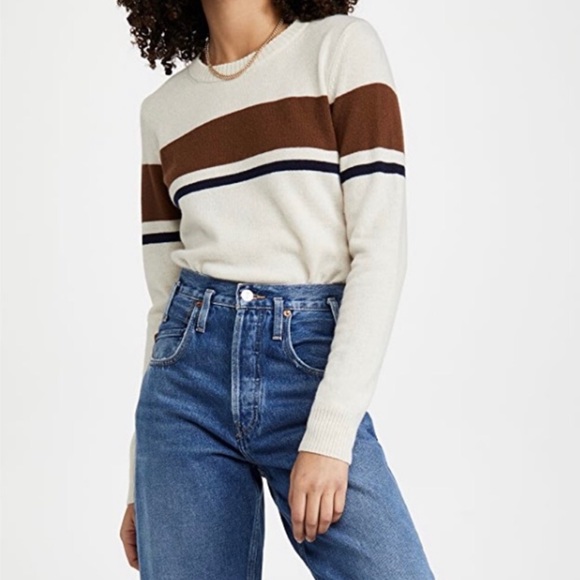 NWT Reformation Jeans Cashmere Crewneck Sweater - Picture 4 of 8